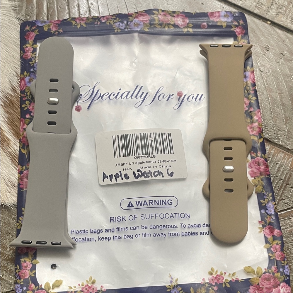 Silicone Watch Bands - Fits Apple Watch 6
